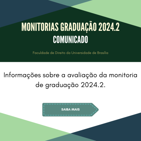 COMUNICADO MONITORIA